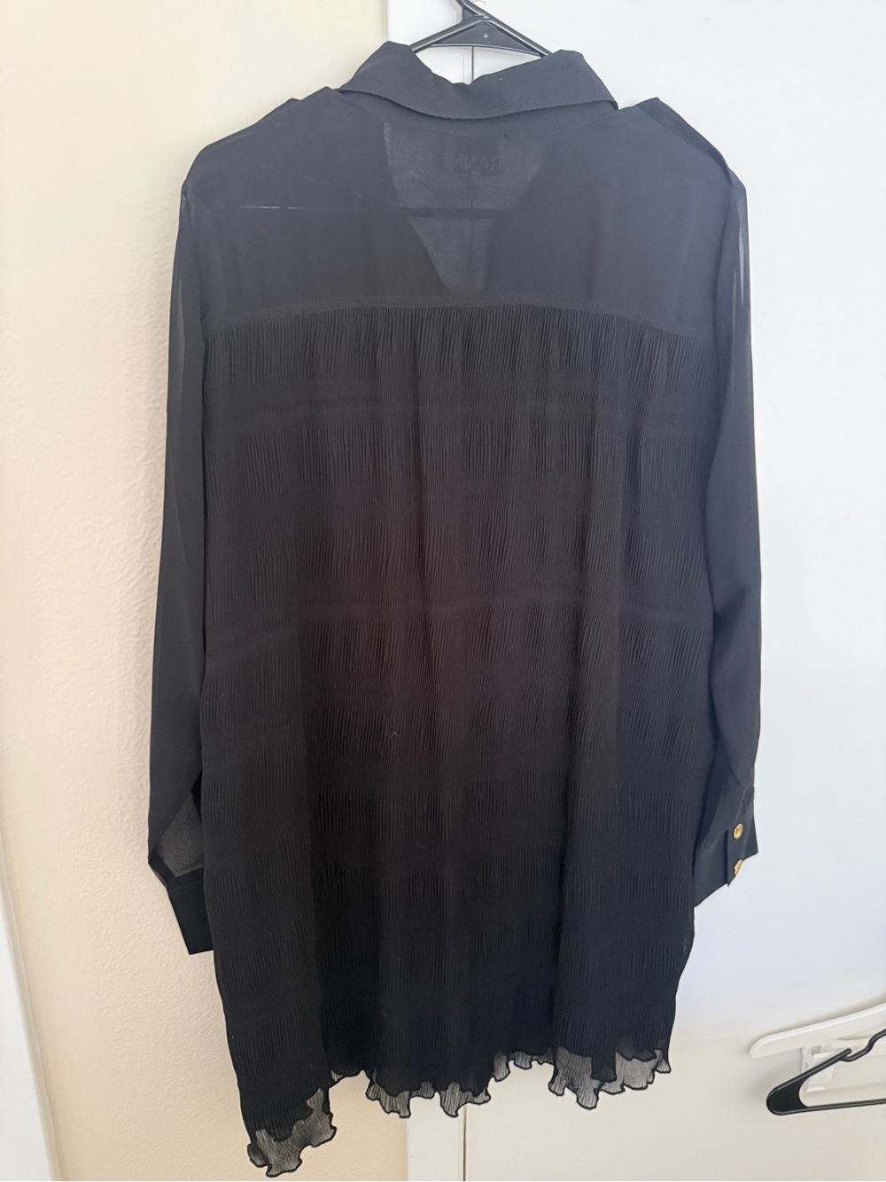 Ganni Button Shirt Dress - Picture 2 of 5